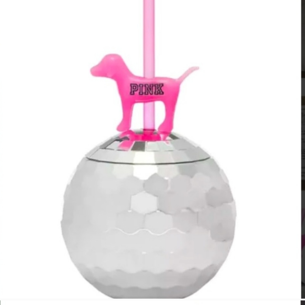 NWT Victoria's Secret PINK Disco Ball Cup